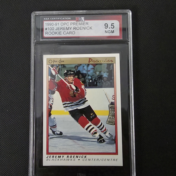 O-Pee-Chee Premier Jeremy Roenick Rookie card. KSA 9.5 - Picture 1 of 2